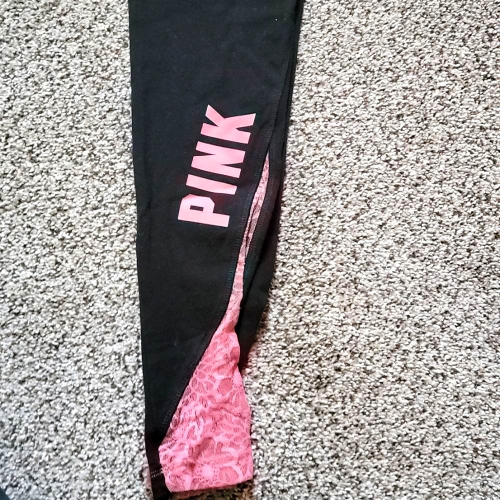 RARE PINK lace legging